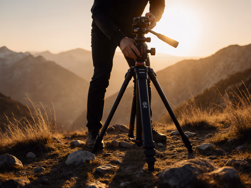 photographer_setting_up_modular_tripod_for_landscape_composition_in_challenging_terrain